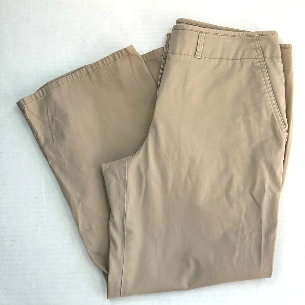 Talbots Signature Slim Pants, Tan Beige, 8
